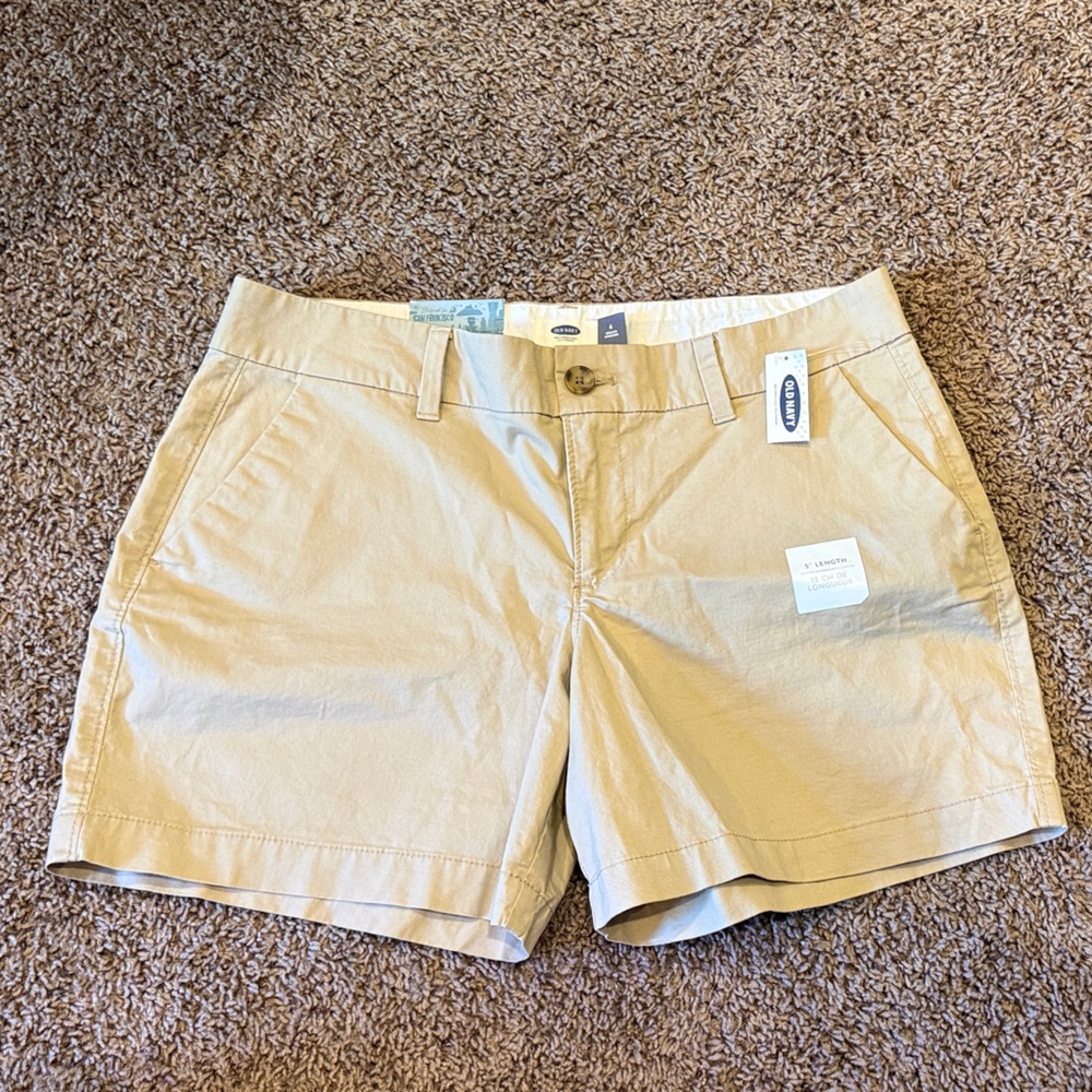Old Navy Tan Chino Shorts